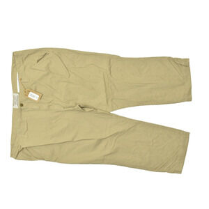 BRUNO New York Men's Size 50x30 Khaki Regular Fit Flat Front Chino Pants NWT